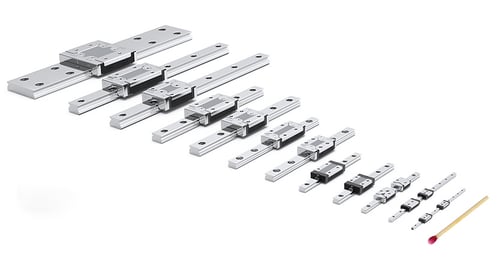 Miniature skinneføring 