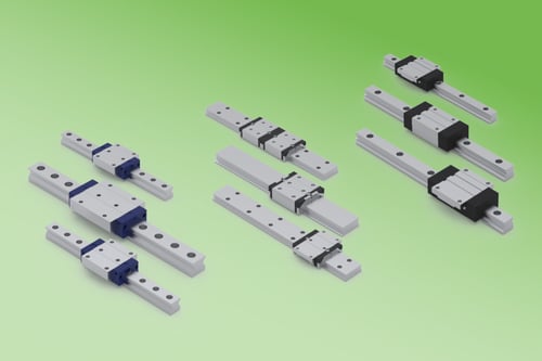Skinneføring Aluminium, Skinneføring WRC og Rulleføring